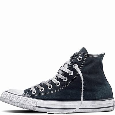 Converse Chuck Taylor All Star Ltd Smoke In High Tops Mens - Black/Black/White Shoes (234RINCS)